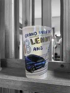 Verre en plastique 18 ans de Lenny